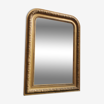 Miroir 90 x 66 cm Louis Philippe ancien doré