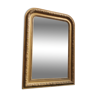 Mirror 90 x 66 cm Louis Philippe old gilded