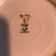 Set of 6 dessert plates in German porcelain