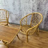 Rattan lounge