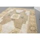 1970s Turkish Hand-Knotted Wool Cotton White Runner Rug 120X314