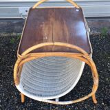Rattan bedside