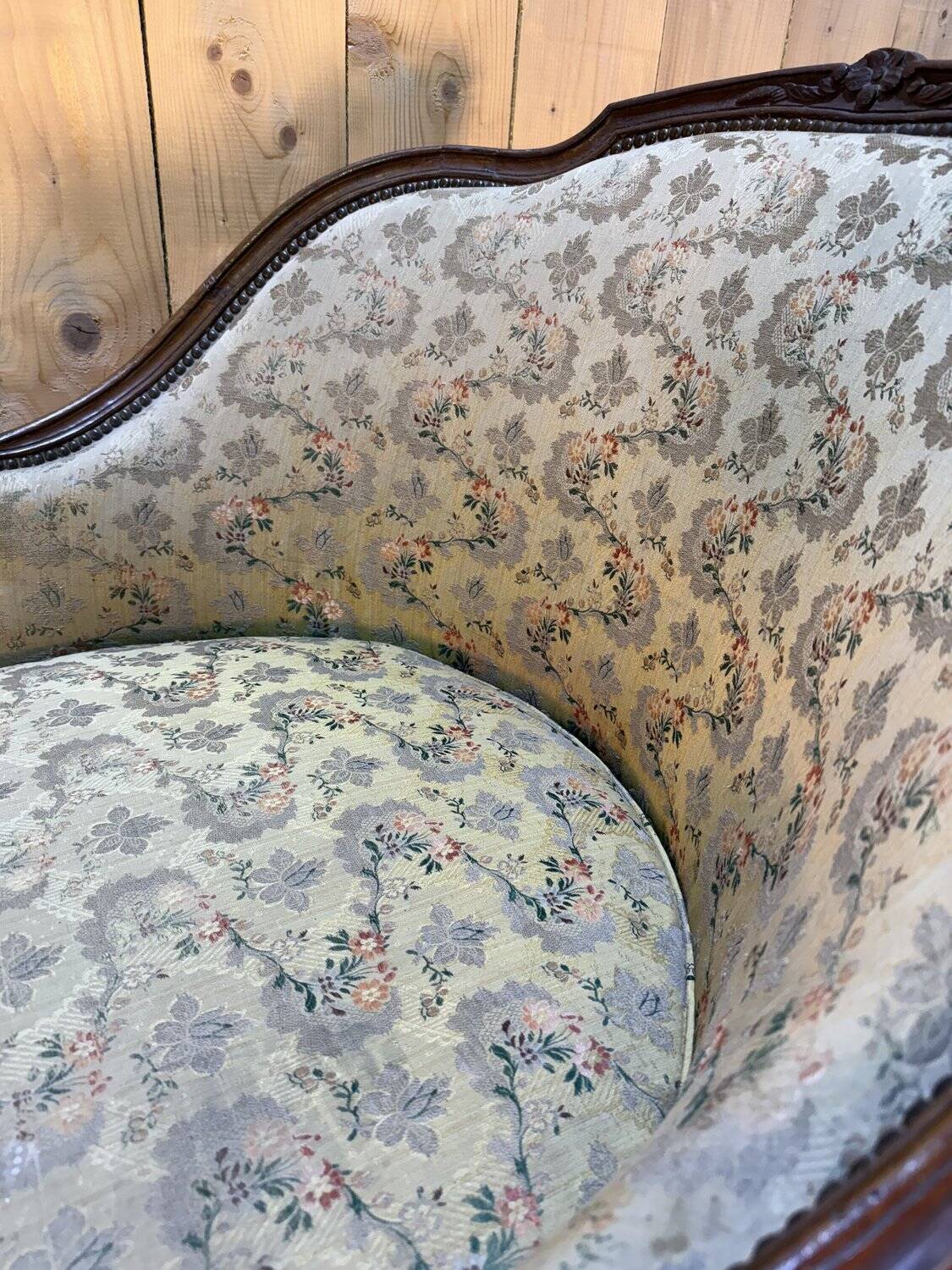 Duchess on a boat - Louis XV period chaise longue