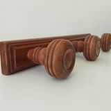 Rustic vintage wall coat rack