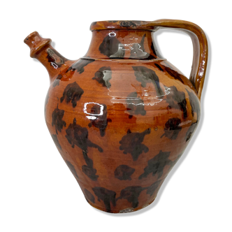 Vintage Spotted Glaze Jug