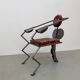 Metal Zoomorphic Brutalist Chair, Germany 1980s