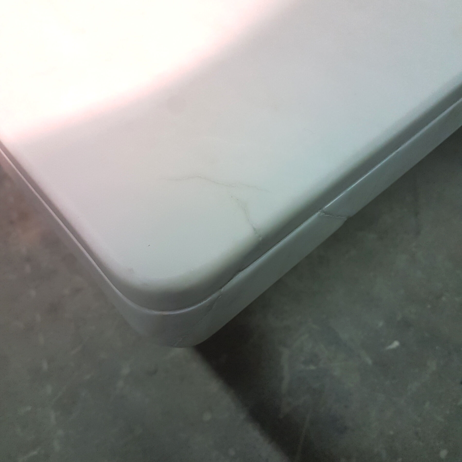 White marble square coffee table, Italy 1970s