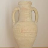 Handcrafted terracotta amphora