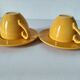 Duo of cups and saucers Pagnossin Treviso