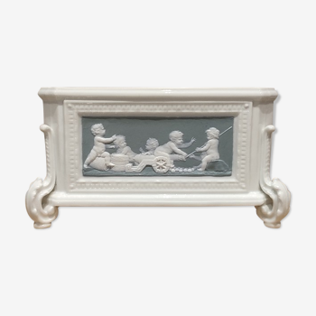 Louis XVI and Wedgwood style porcelain planter