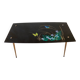Table basse en verre vintage