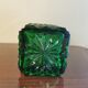 Carafe vintage en verre vert