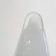 Milk glass pyramid table lamp "Teepee" by SCE France