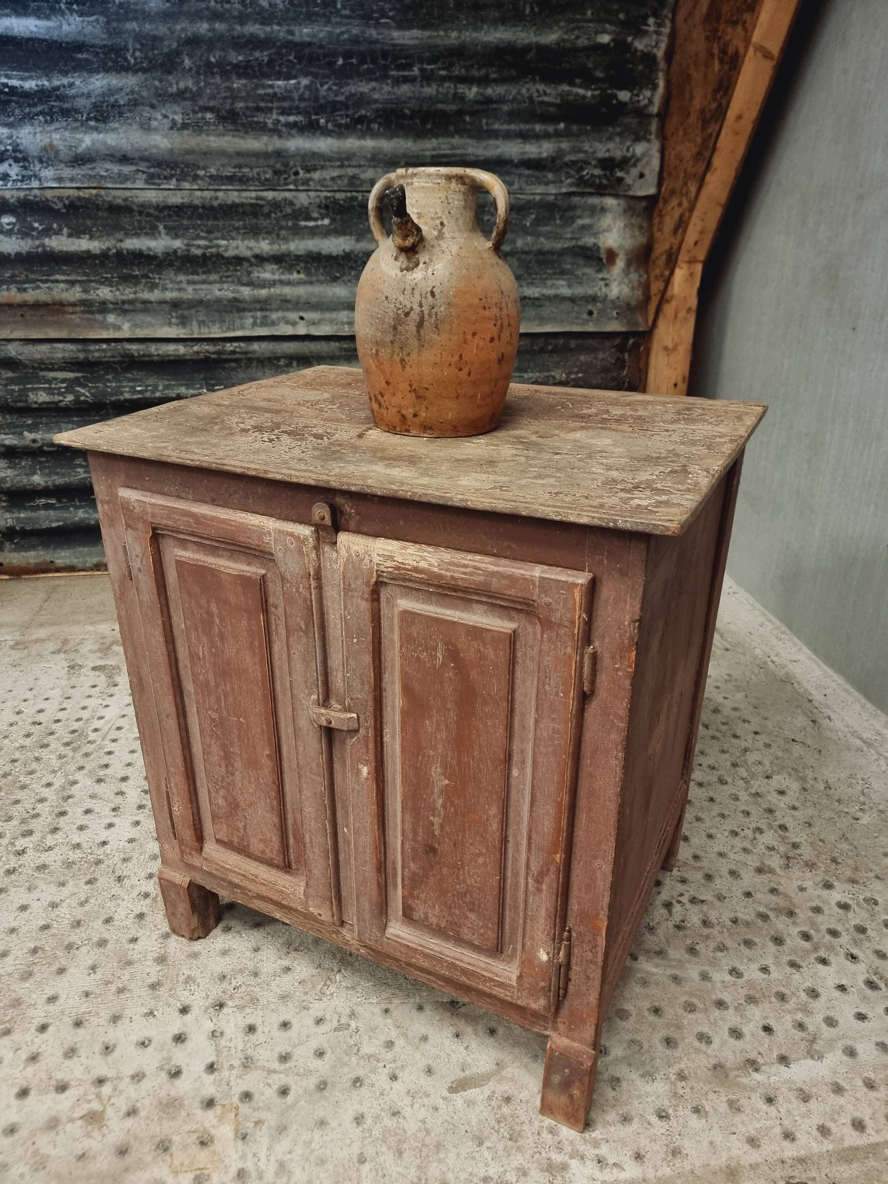 Antique cupboard sideboard ox red oak