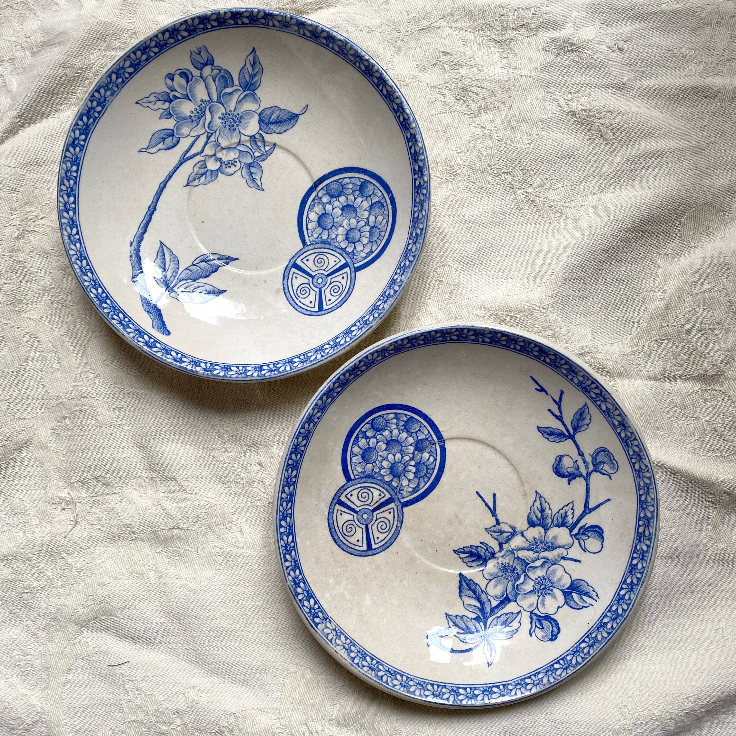 Earthenware saucers or coasters