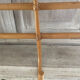 Vintage bamboo and rattan wall coat rack