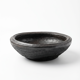 Plat-Bol Abron M noir en terre cuite Bol brut  Bol africain - Côte d’Ivoire