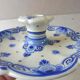 Ancien bougeoir en céramique, Delfts Blauw 1568