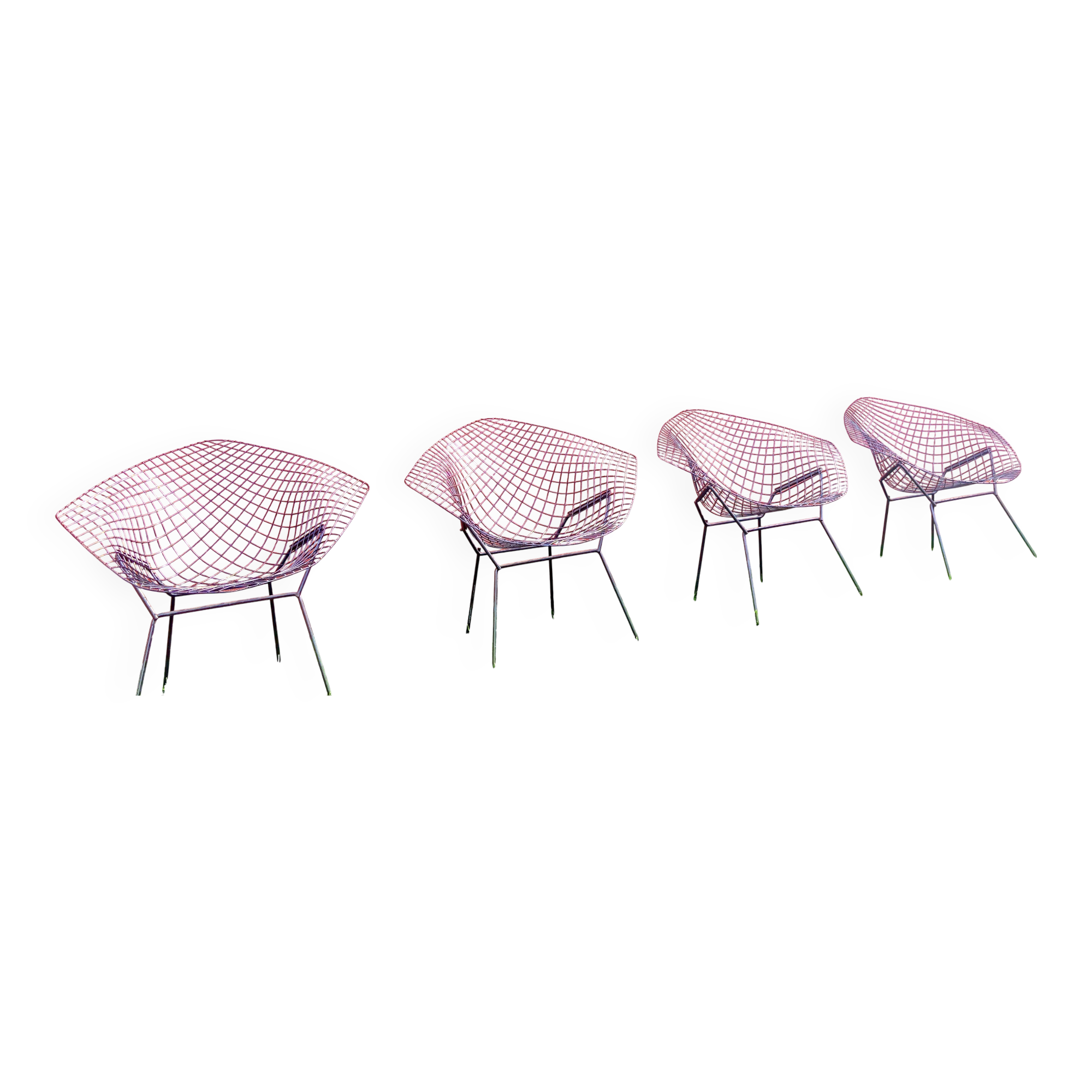 Bertoia chairs