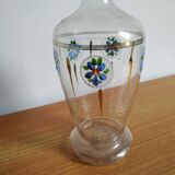 Carafe en verre émaillé