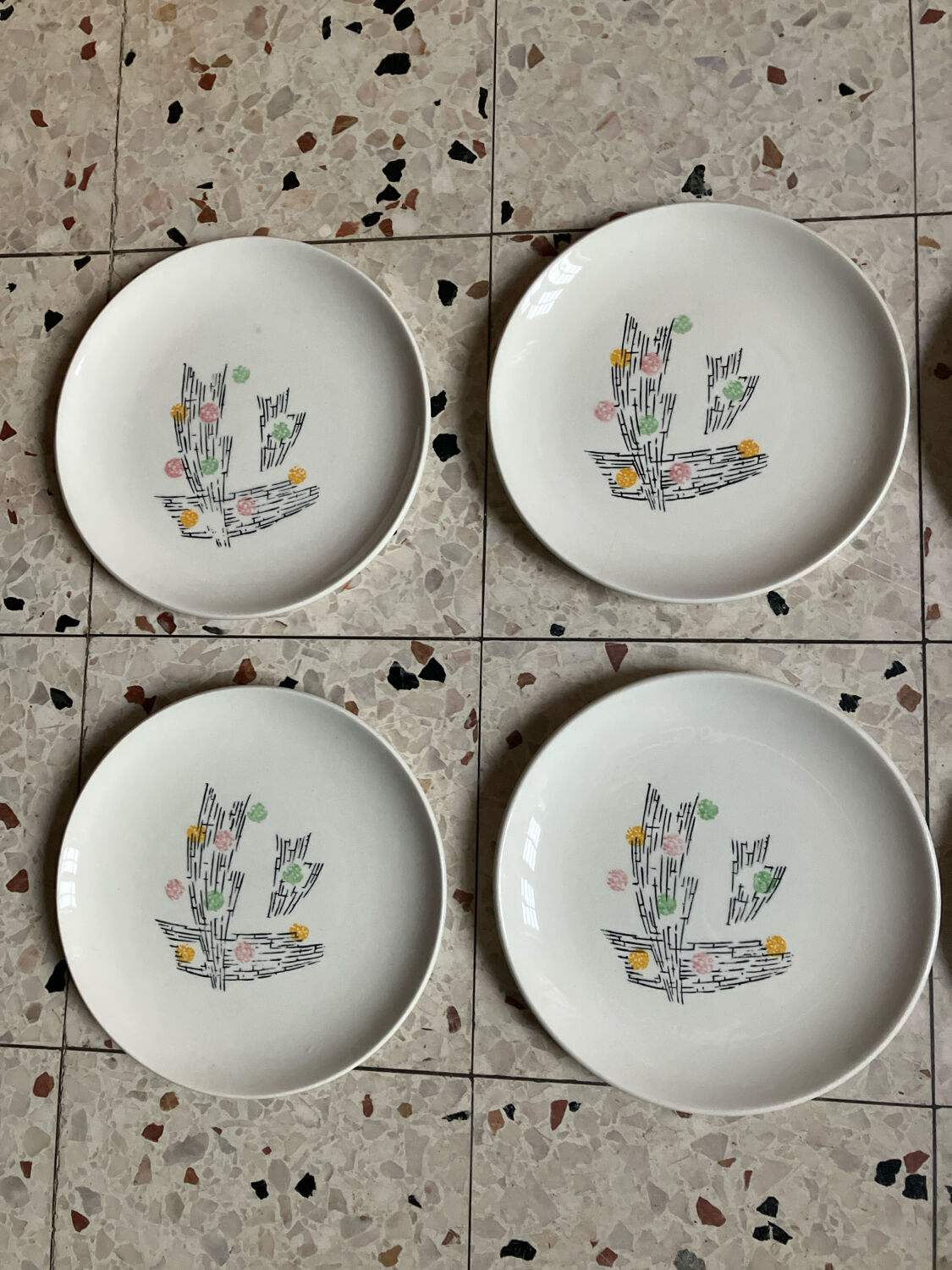 6 dessert plates