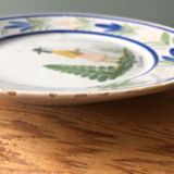 Lot of two plates HB Quimper early 20th century