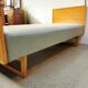 Vintage Scandinavian bed and lamp signed NK 1959