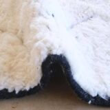 White Beni Ourain Rug - 208 x 137 cm