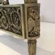 Pair of Empire period bronze andirons
