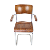 Restored Bauhaus Chrome Chair by Rudolf Vichr Prag, 1930s