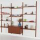 Cado Modular Shelving, Poul Cadovius, Teak Veneer, Danish, 1970s