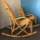 2 rattan rocking chairs