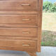Commode à 4 tiroirs , de style scandinave , pieds compas , 1950’