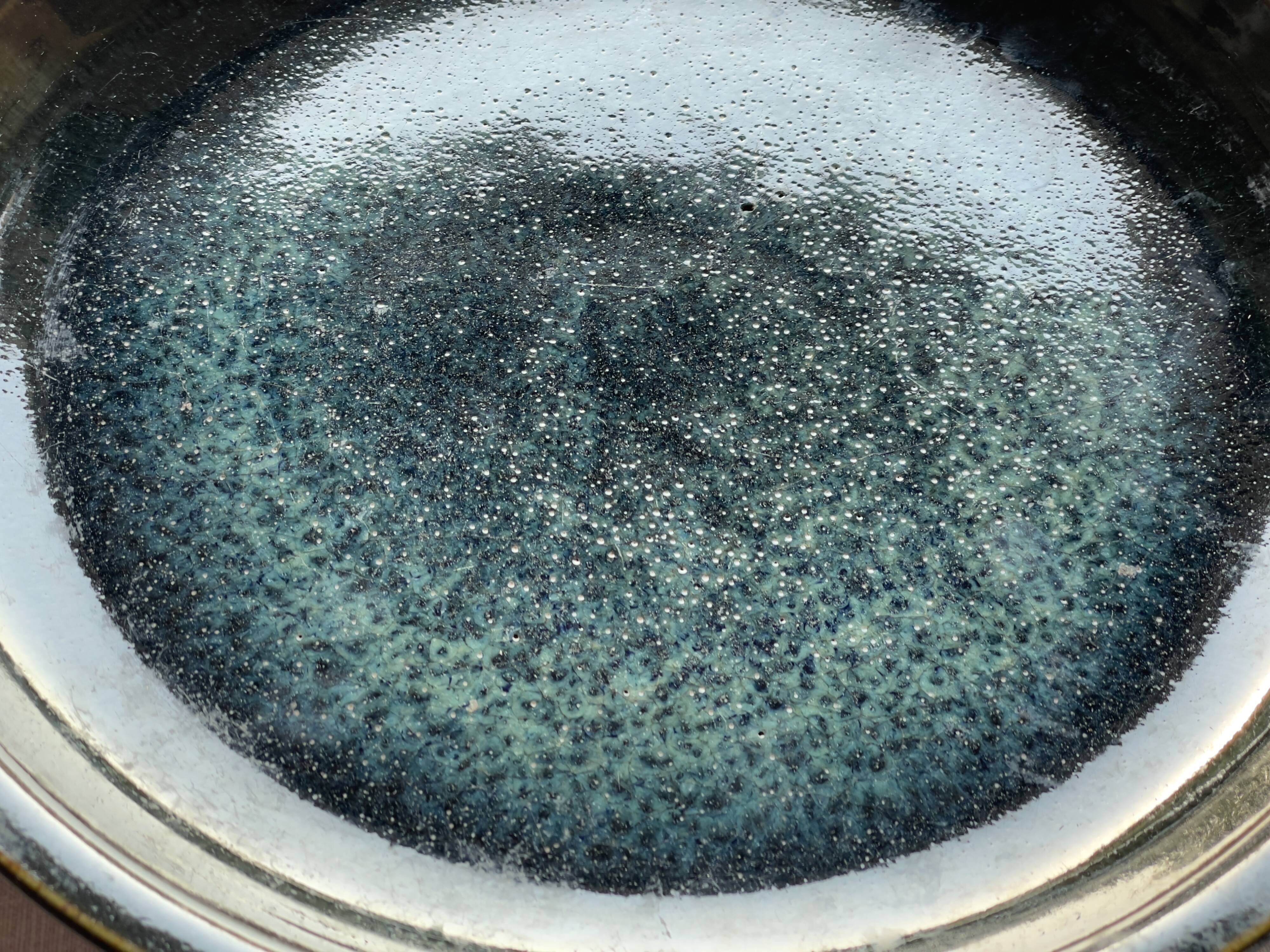 Large Pichon stoneware dish 1960