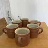Vintage stoneware mugs