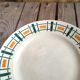 Badonviller ceramics round plate quiberon collection