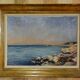 Huile sur toile, Port de Concarneau, 90x70 cm, 1949, marine Bretagne