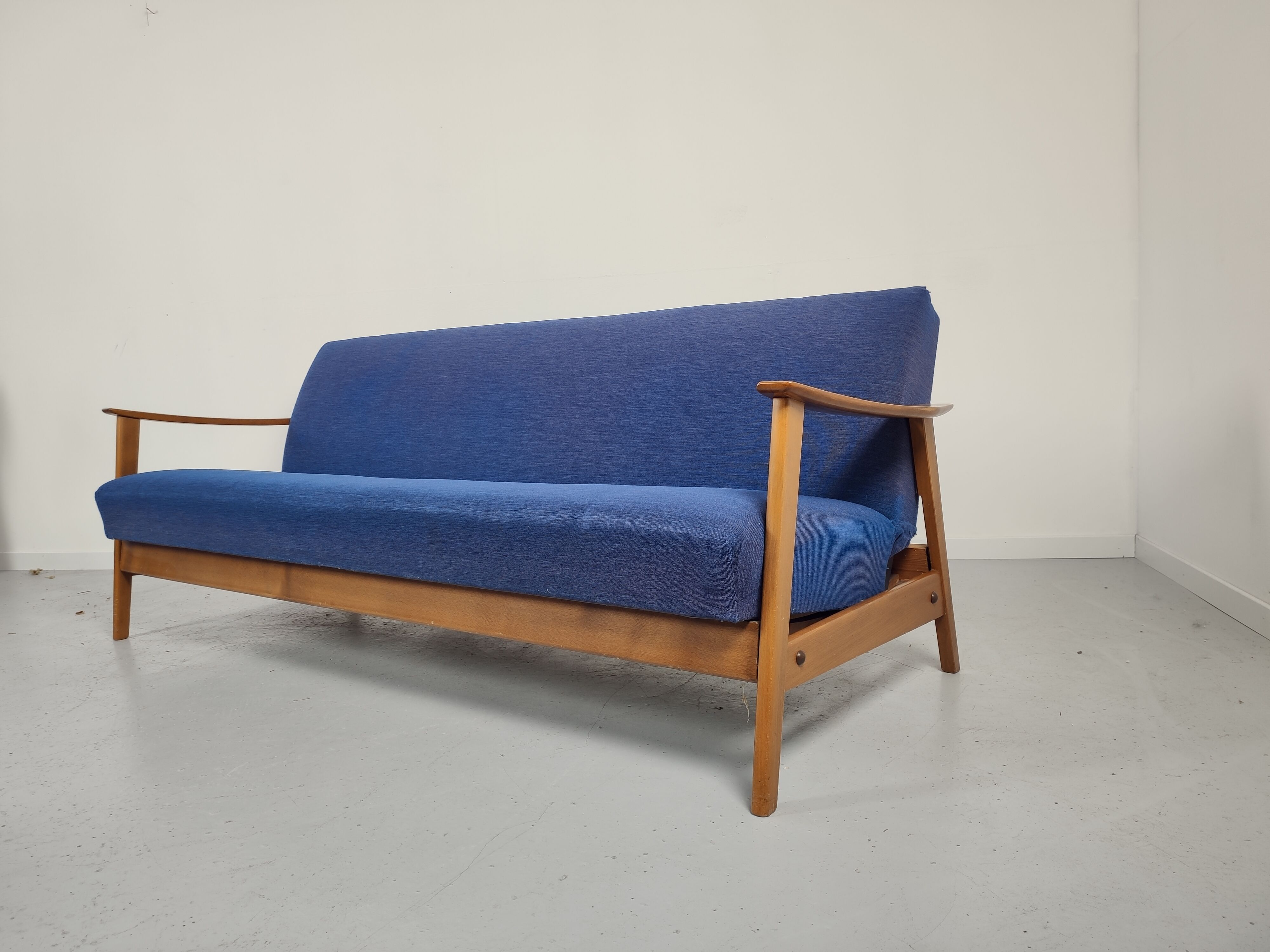 Convertible sofa set - a 1960s Scandinavian armchair