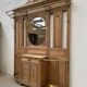 Large oak entrance hall wardrobe, early 20th century