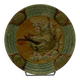 Slop bowl with bird decoration.