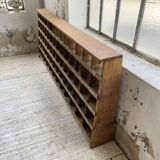 Meuble de métier pin à cases XL 250cm