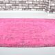 Oushak Floor Pink Wool Carpet 3148
