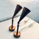 60s danish design brass lamps by D