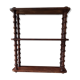 Etagere ancienne style bobine en bois