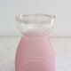 Vase à jacynthe en verre granité