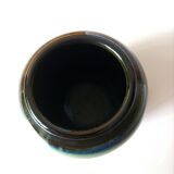 Vase grès émaillé Colette Houtmann signé