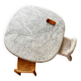 Carrara marble coffee table