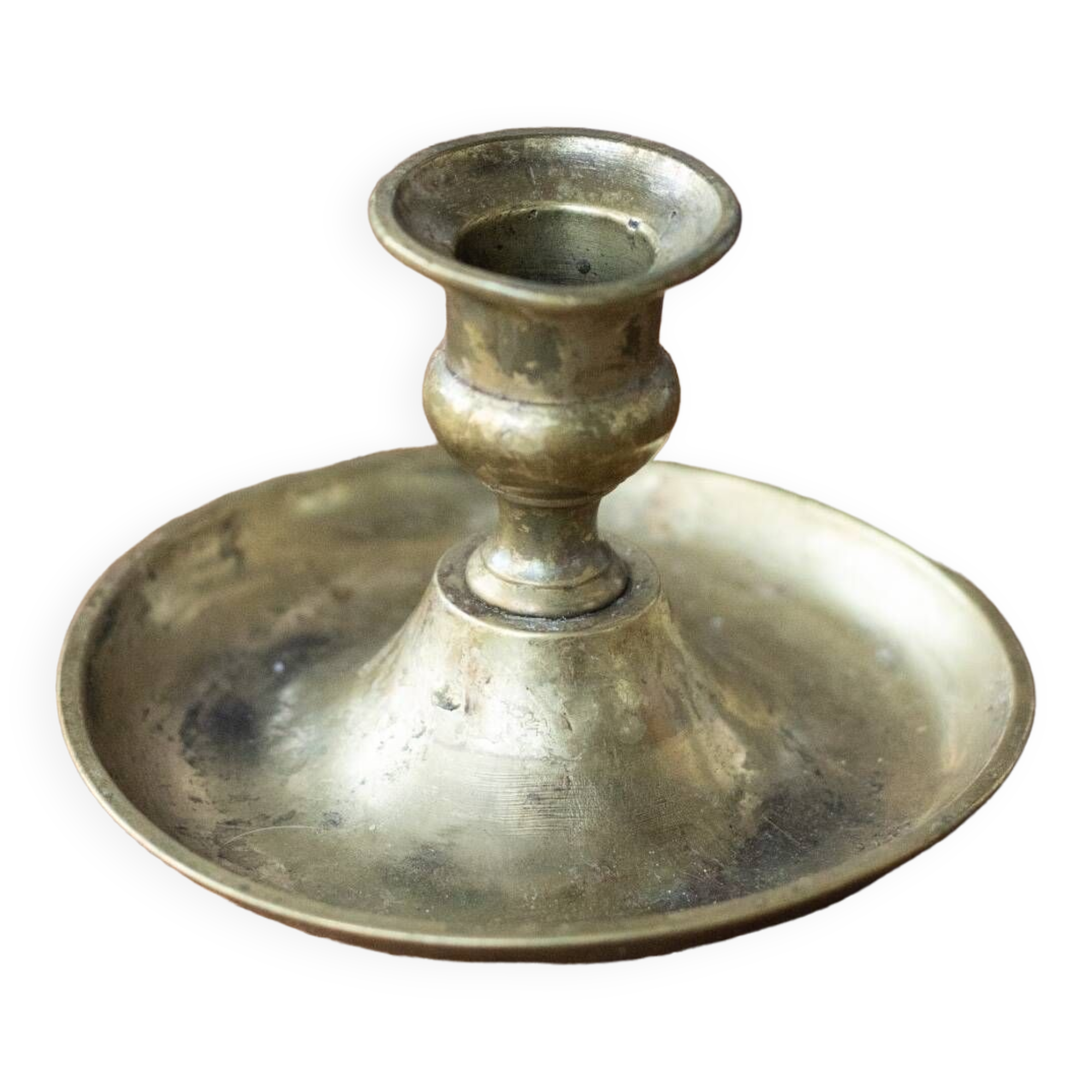 Vintage brass candle holder