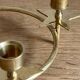 Vintage brass candle holder