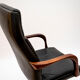 Fauteuil de bureau vintage en cuir